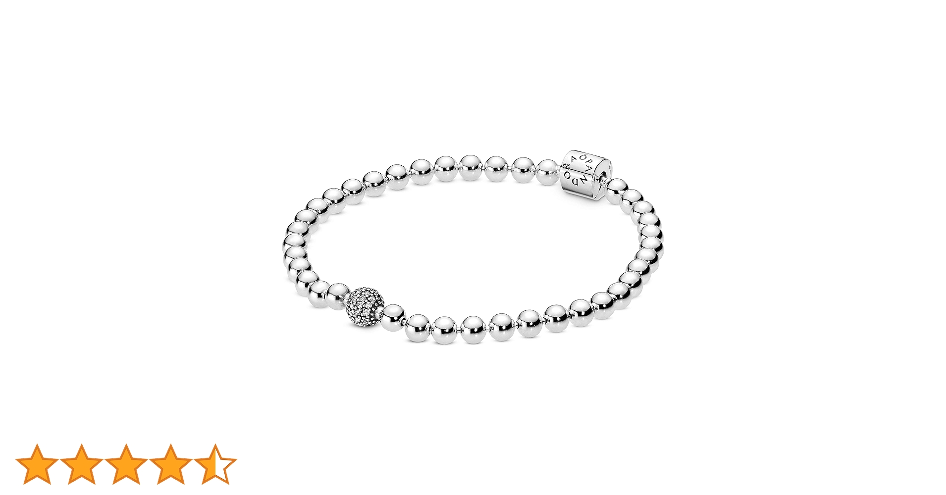 Amazon | [パンドラ] Pandora Moments ビーズ & パヴェ ブレスレット